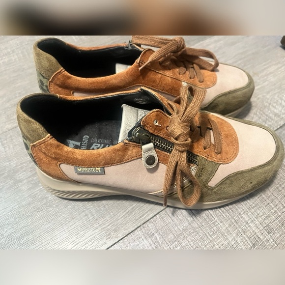 Mephisto Kim Sneakers in Loden $279 Size 7 LIKE NEW - Picture 7 of 7